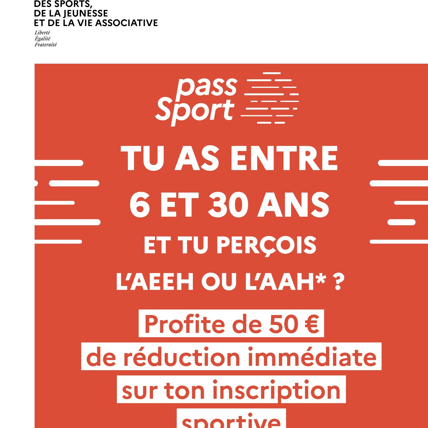 Pass'sport bénéficciaire PSH © Commune de Montreuil-aux-Lions